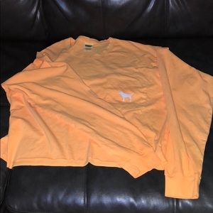 PINK VS cropped long sleeve shirt